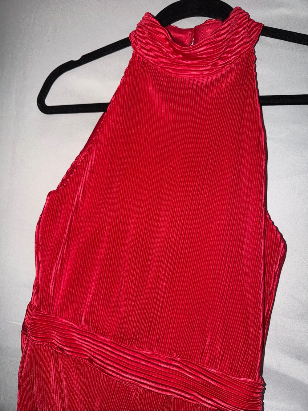 Fate Red Ribbed Jumpsuit - Picture 5 of 9